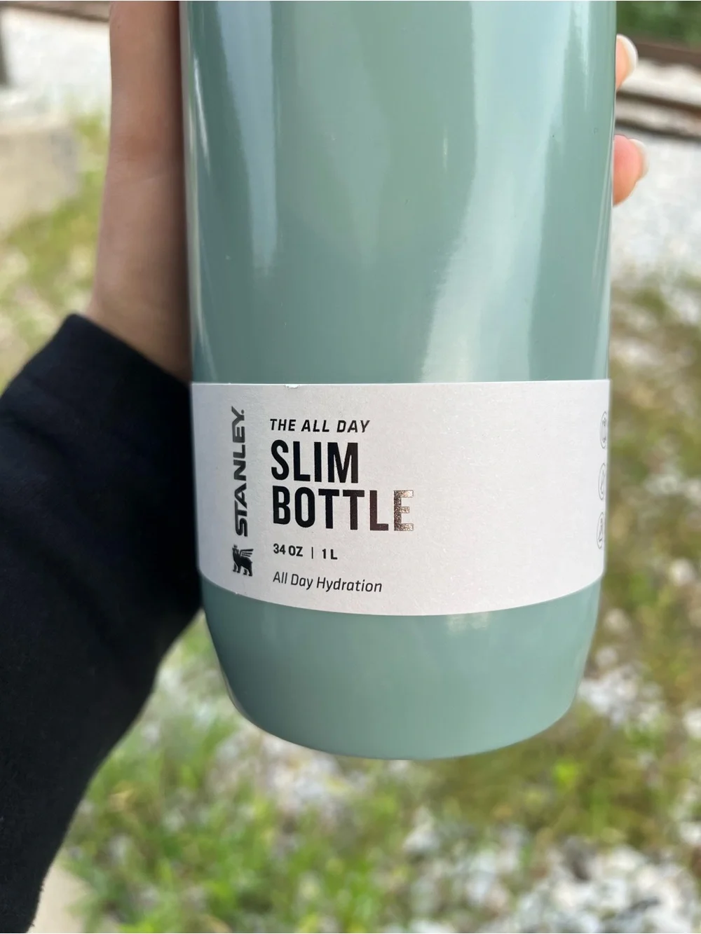 Stanley The All Day Slim Bottle in Sage Green 34oz
